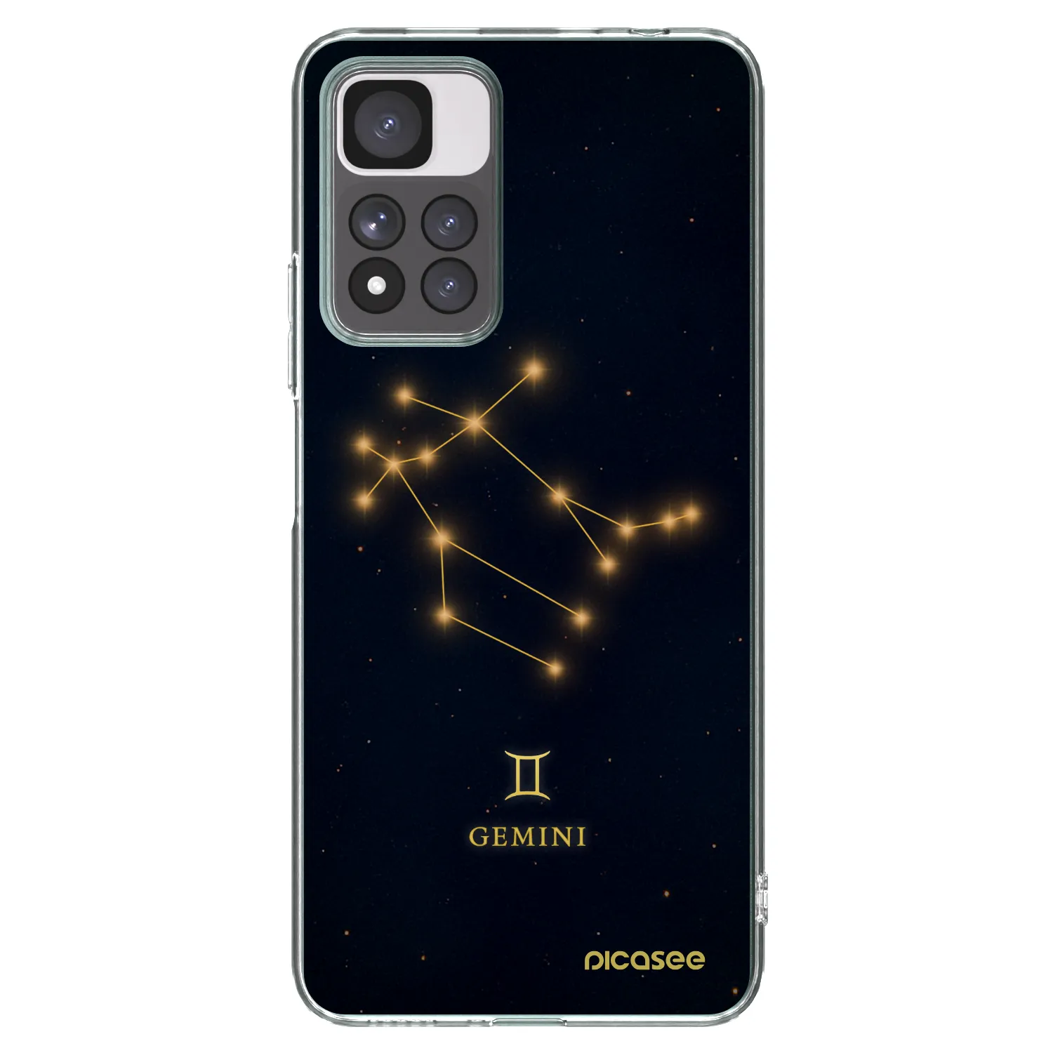 Picasee Xiaomi Redmi Note 11 Pro+ 5G Hülle - Transparentes Silikon - GEMINI