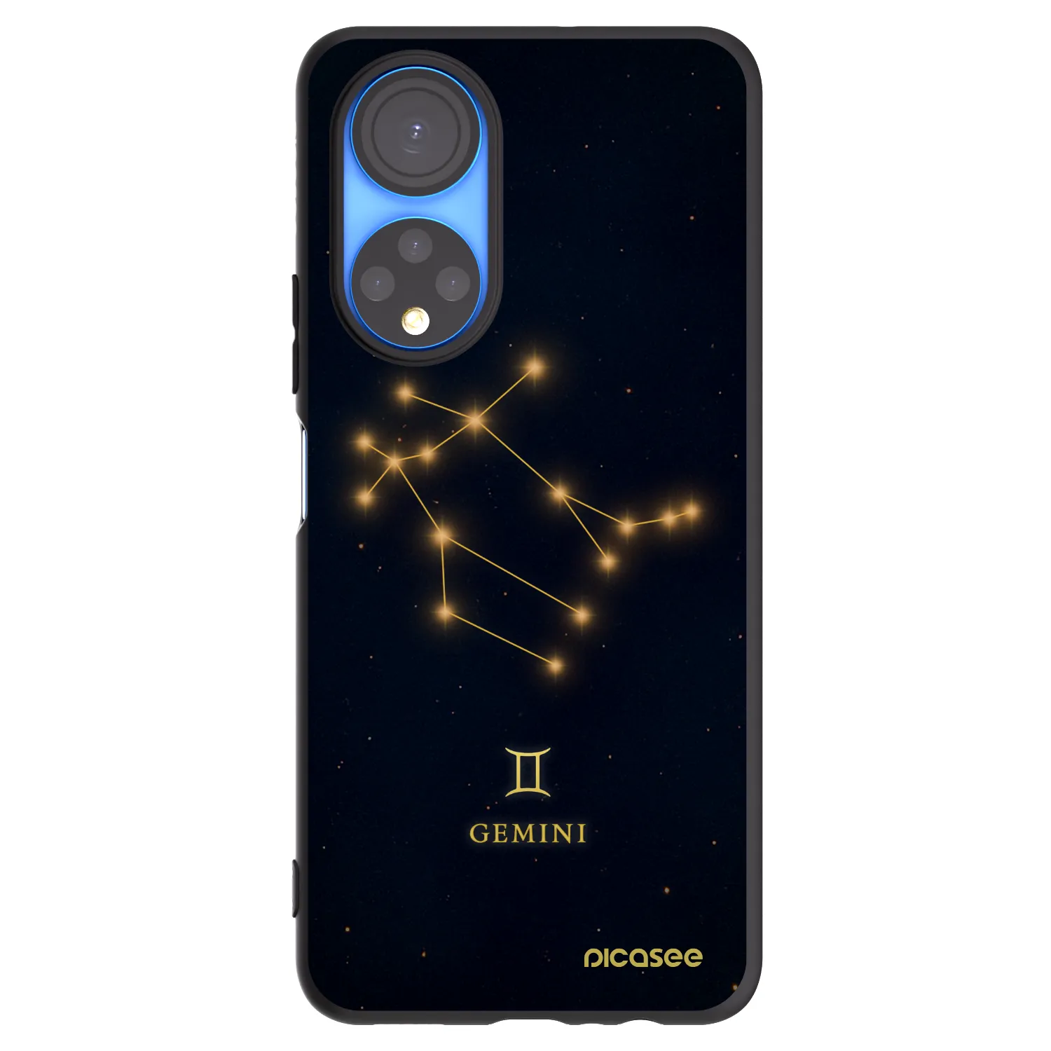 Picasee Honor X7 Hülle - Schwarzes Silikon - GEMINI