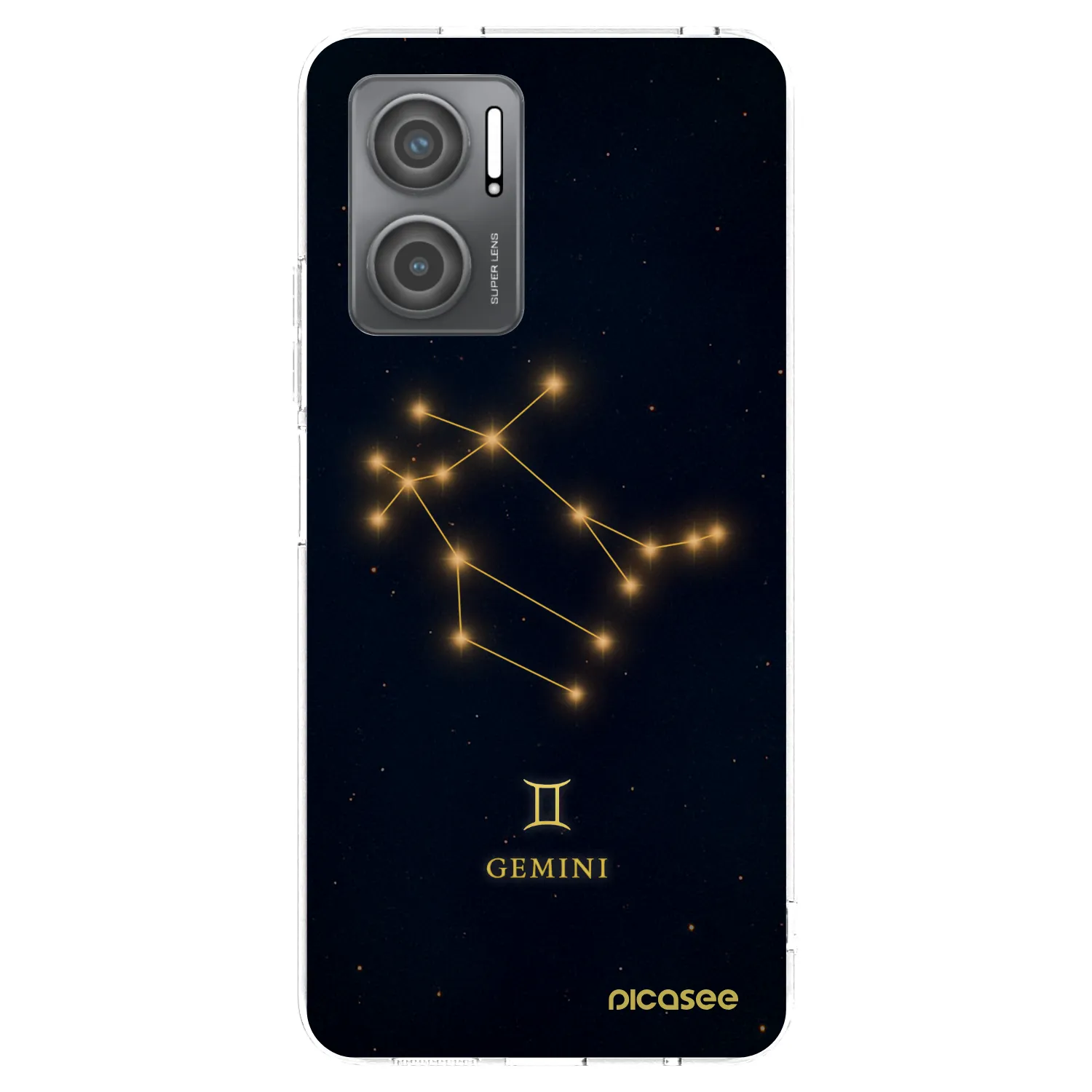 Picasee Xiaomi Redmi 10 5G Hülle - Transparentes Silikon - GEMINI