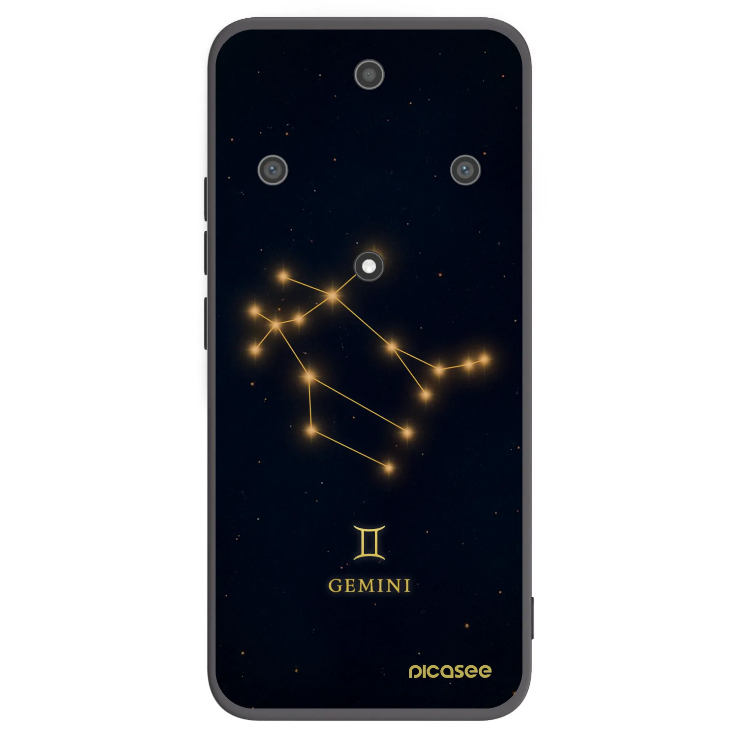 Picasee Honor Magic5 Lite 5G Hülle - Schwarzes Silikon - GEMINI