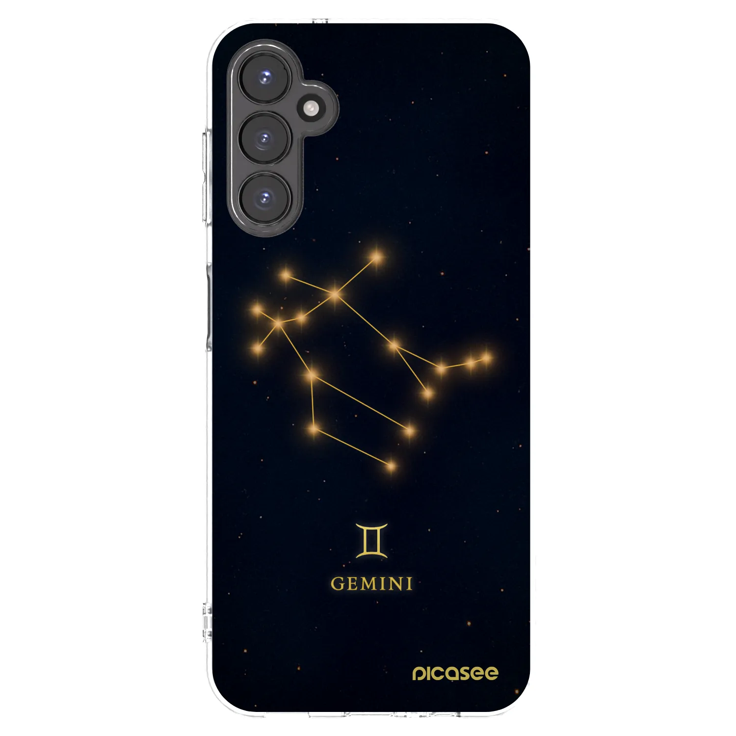 Picasee Samsung Galaxy A14 4G A145R Hülle - Transparentes Silikon - GEMINI