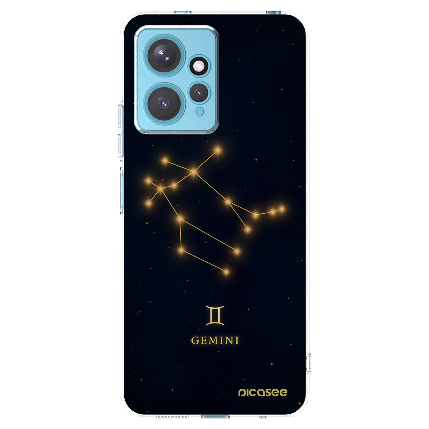 Picasee Xiaomi Redmi Note 12 4G Hülle - Transparentes Silikon - GEMINI