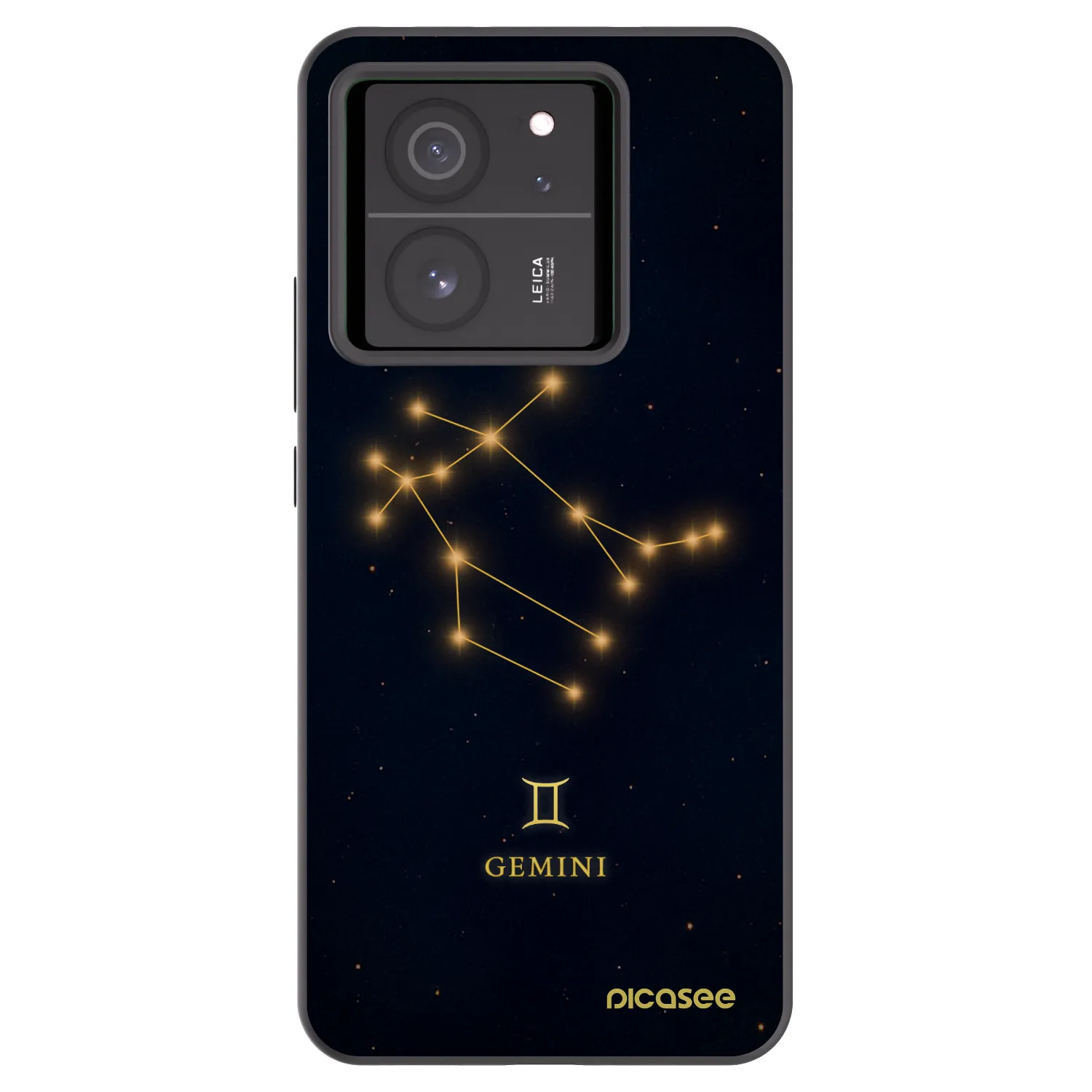 Picasee Xiaomi 13T Pro Hülle - Schwarzes Silikon - GEMINI