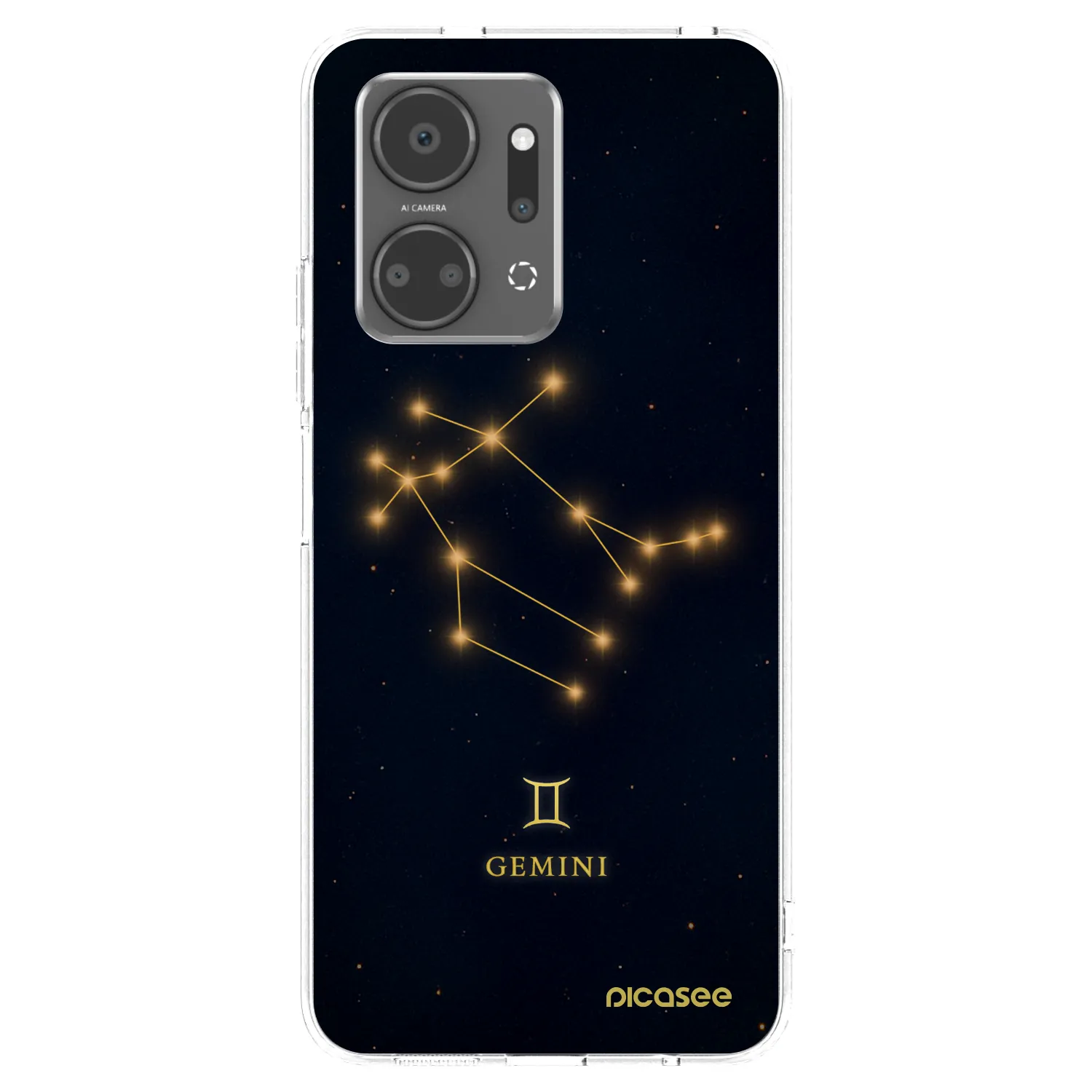 Picasee Honor X7a Hülle - Transparentes Silikon - GEMINI