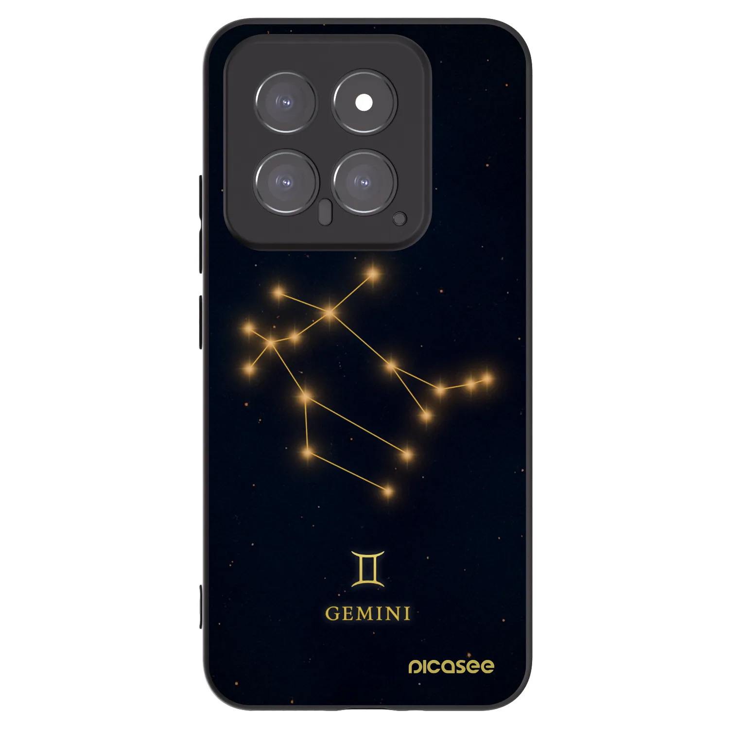 Picasee Xiaomi 14 Hülle - Schwarzes Silikon - GEMINI