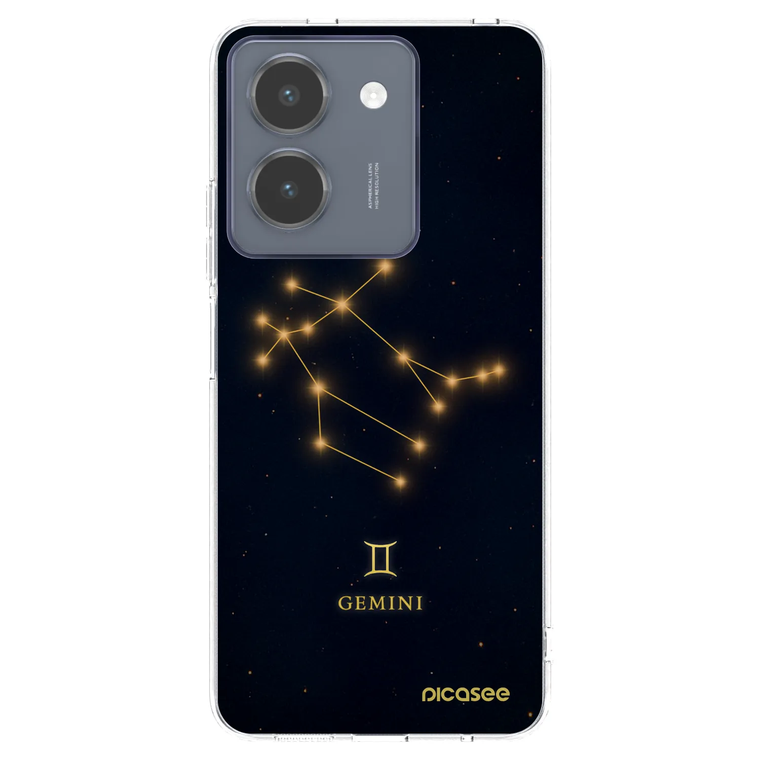 Picasee Vivo Y36 4G Hülle - Transparentes Silikon - GEMINI