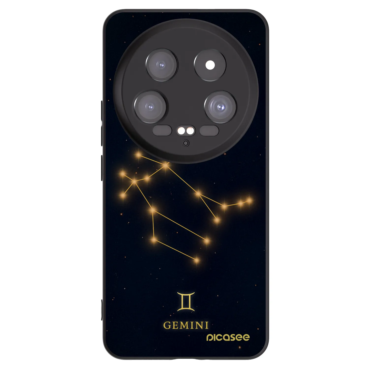 Picasee Xiaomi 14 Ultra Hülle - Schwarzes Silikon - GEMINI
