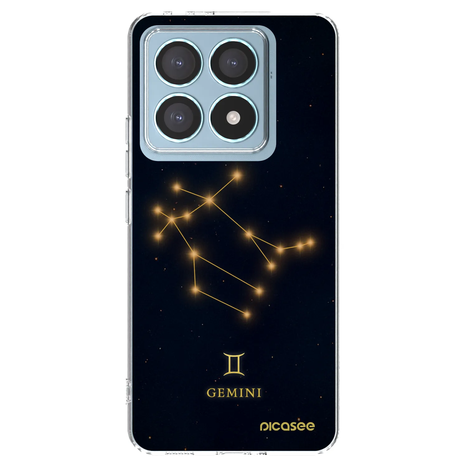 Picasee Xiaomi 14T Pro Hülle - Transparentes Silikon - GEMINI