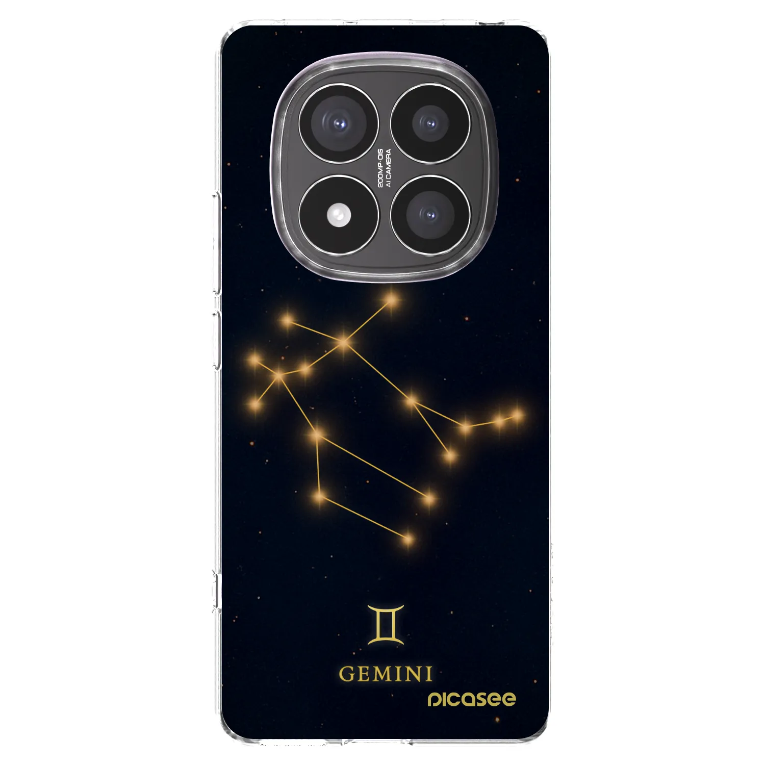 Picasee Xiaomi Redmi Note 14 Pro+ 5G Hülle - Transparentes Silikon - GEMINI