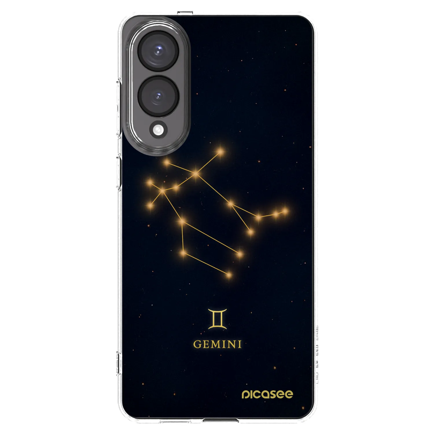 Picasee Samsung Galaxy S25 Edge 5G Hülle - Transparentes Silikon - GEMINI