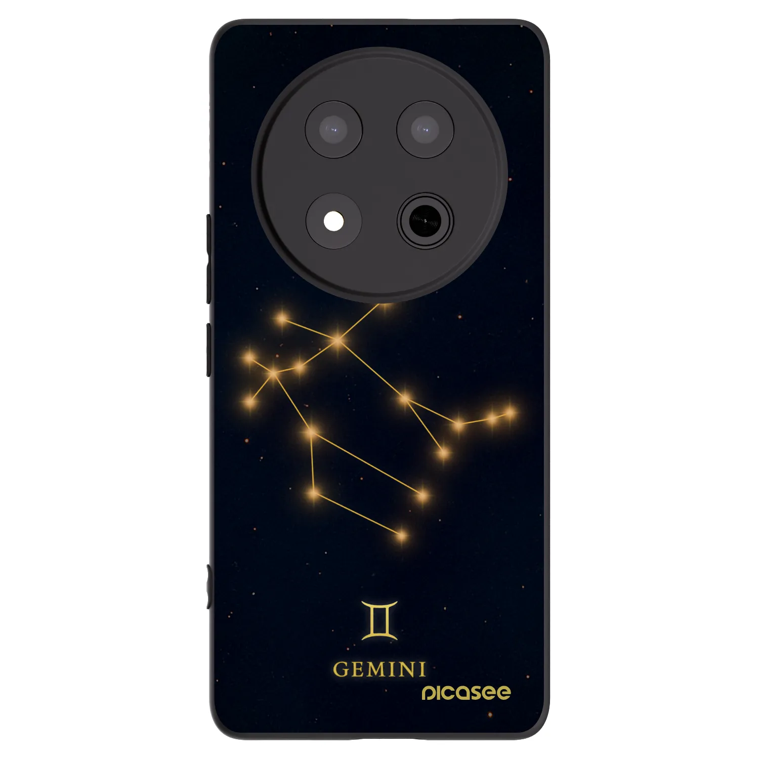 Picasee Honor Magic7 Lite 5G Hülle - Schwarzes Silikon - GEMINI