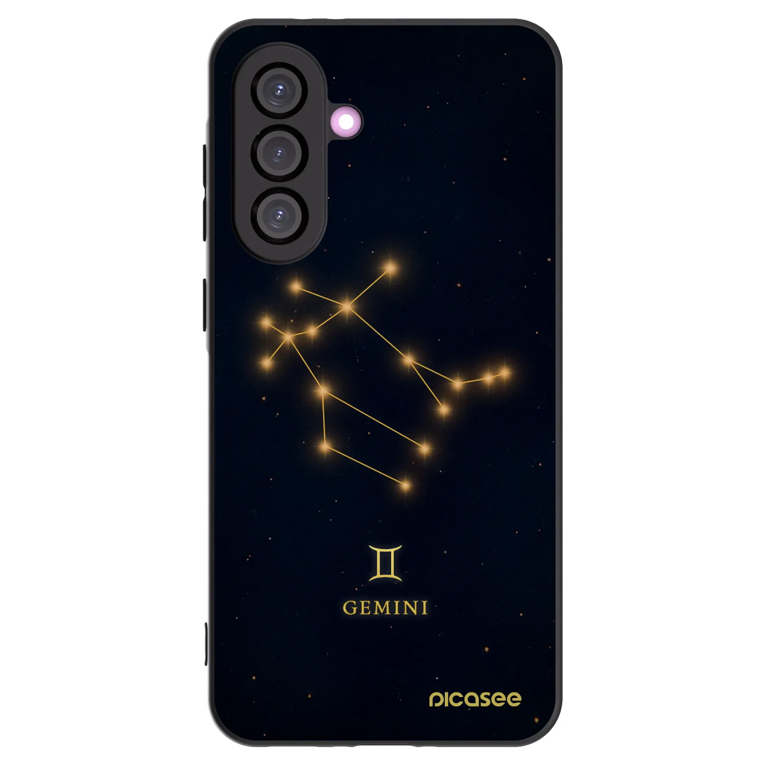 Picasee Samsung Galaxy A56 5G A566B Hülle - Schwarzes Silikon - GEMINI