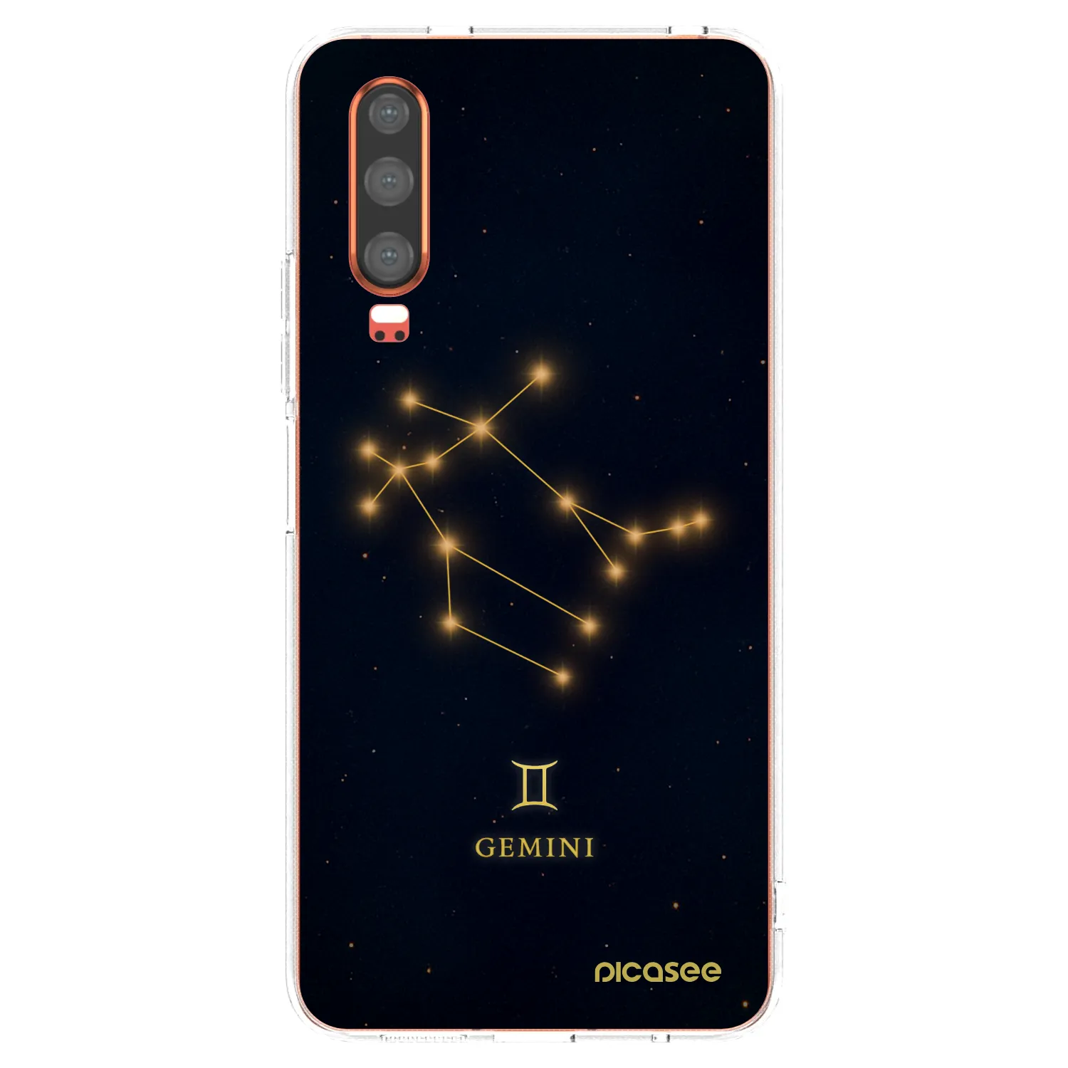 Picasee Huawei P30 Hülle - Transparentes Silikon - GEMINI