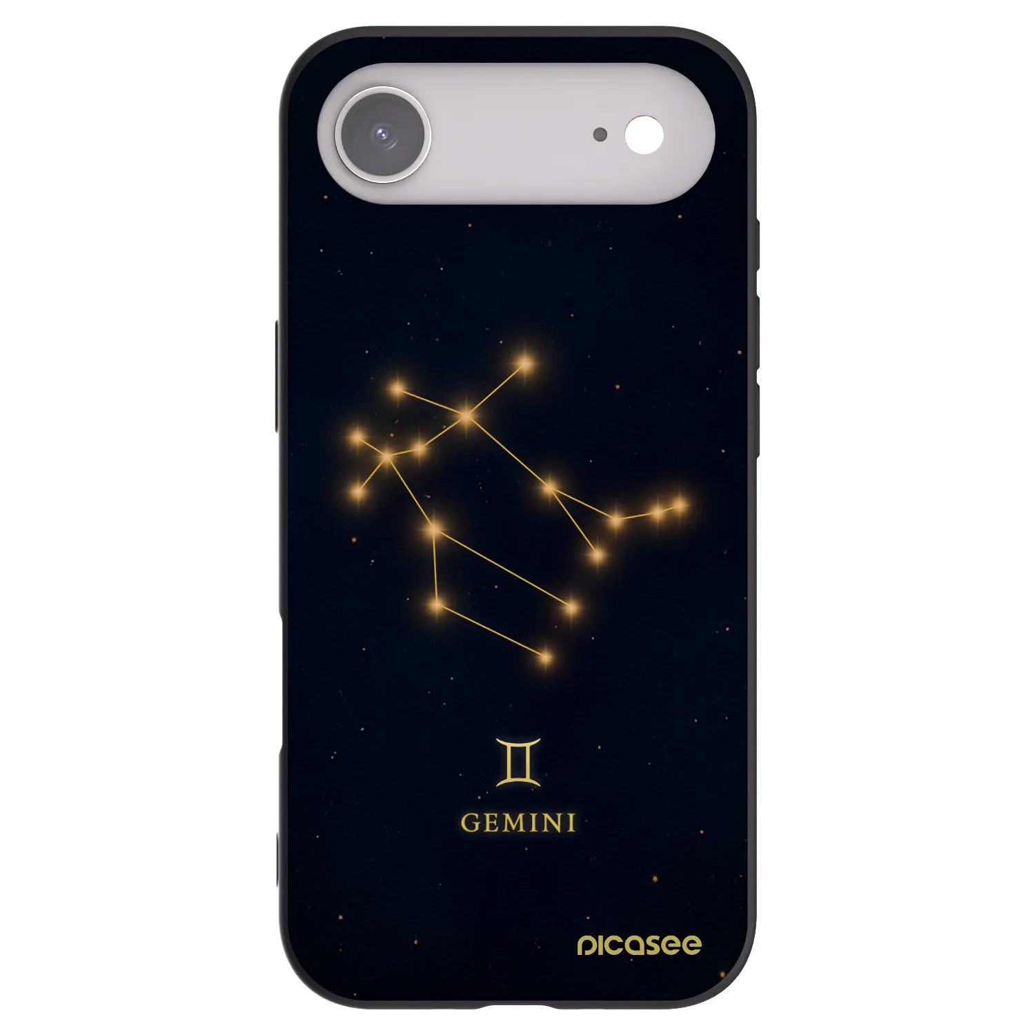 Picasee Apple iPhone Air Hülle - Schwarzes Silikon - GEMINI