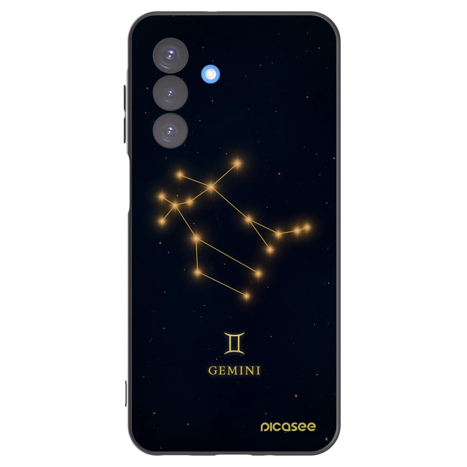 Picasee Samsung Galaxy A17 5G Hülle - Schwarzes Silikon - GEMINI