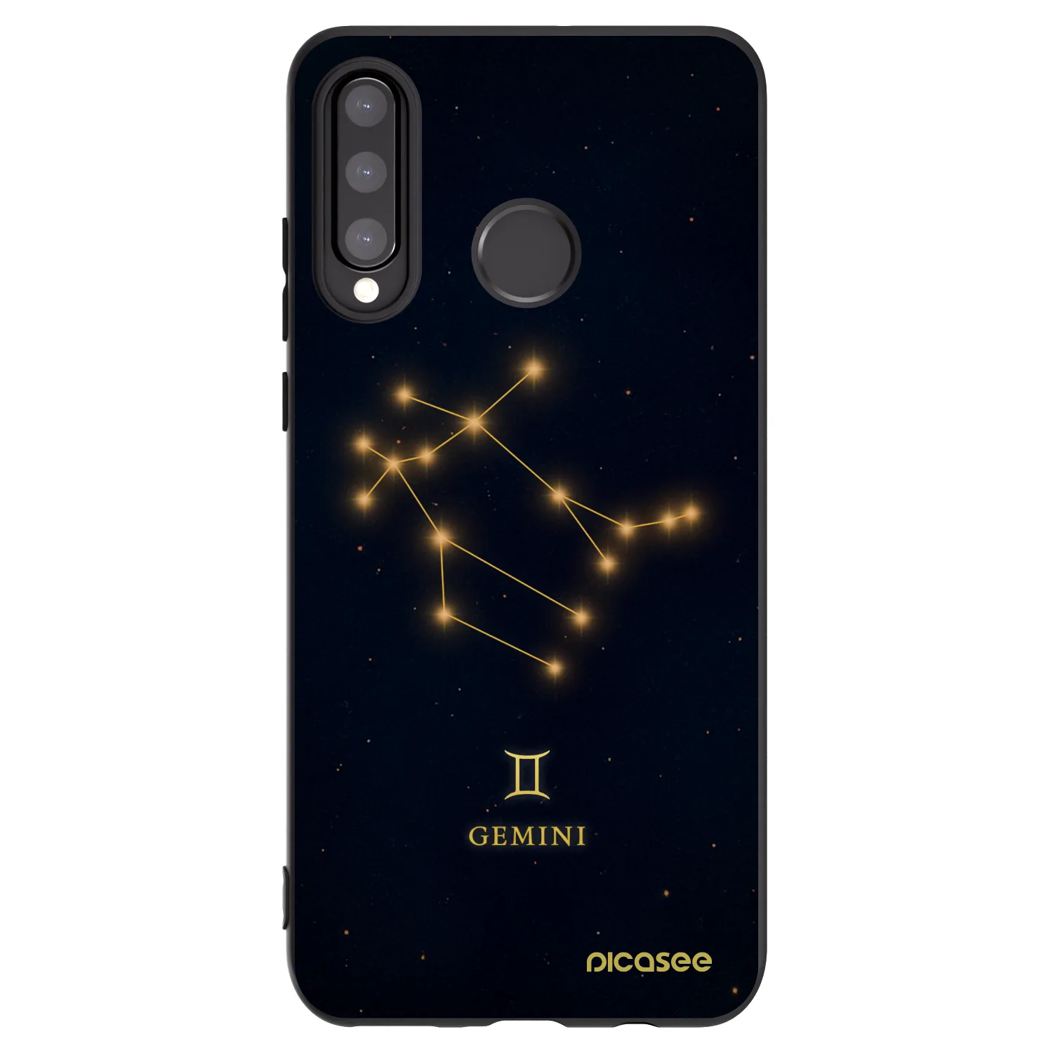 Picasee Huawei P30 Lite Hülle - Schwarzes Silikon - GEMINI
