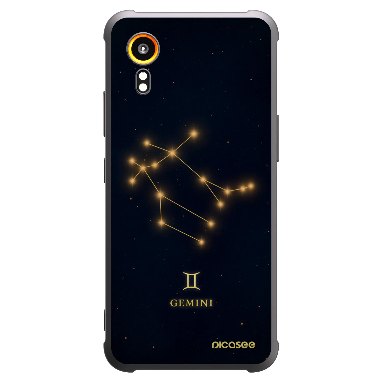 Picasee Samsung Galaxy Xcover 7 Hülle - Schwarzes Silikon - GEMINI