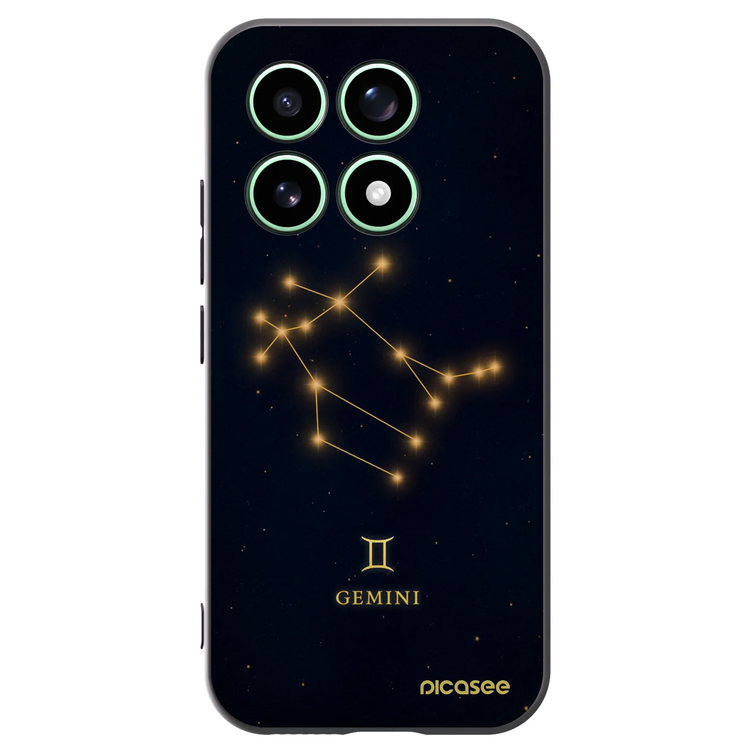 Picasee Xiaomi 17 Hülle - Schwarzes Silikon - GEMINI