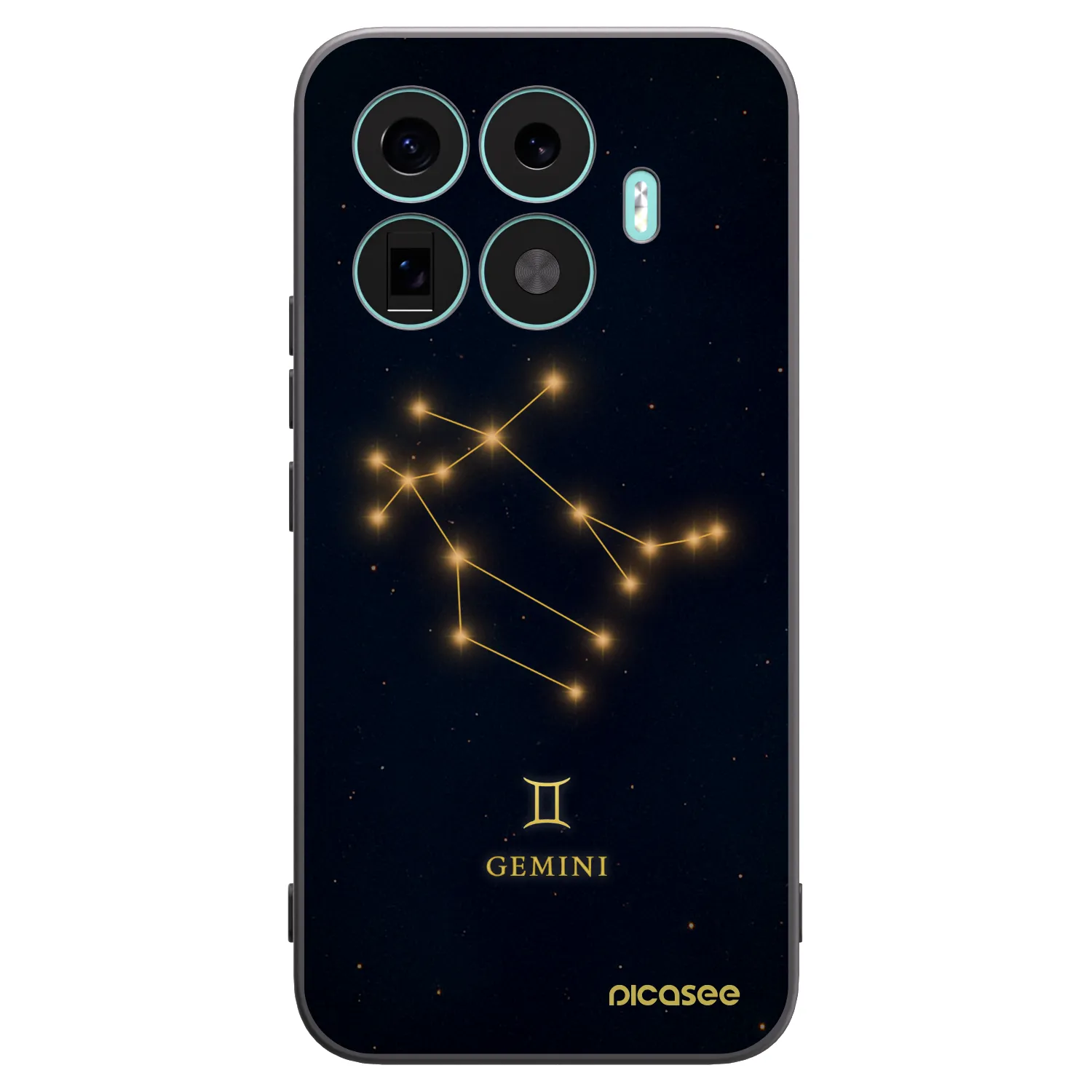 Picasee Xiaomi 17T Pro Hülle - Schwarzes Silikon - GEMINI