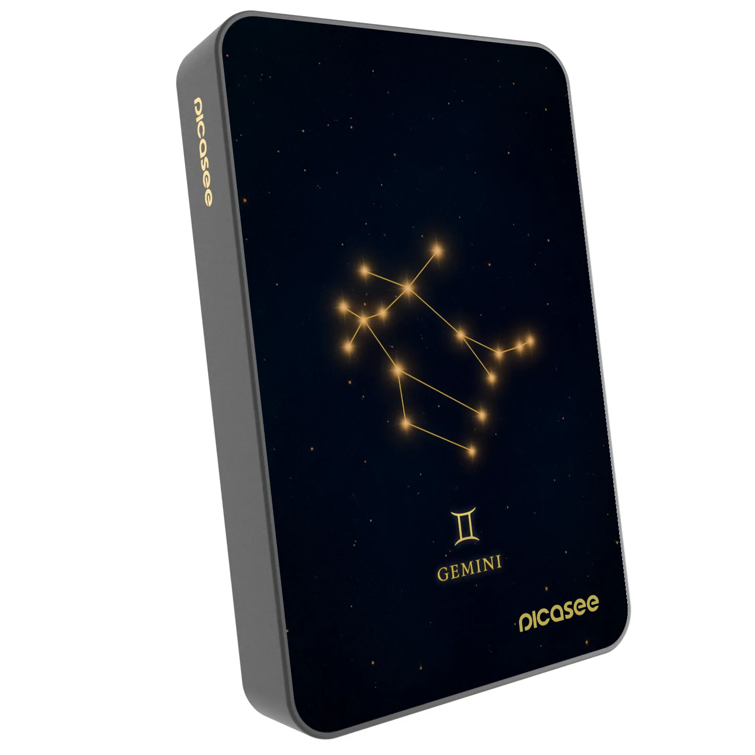 Picasee Powerbank mit MagSafe 10 000 mAh Grau - GEMINI