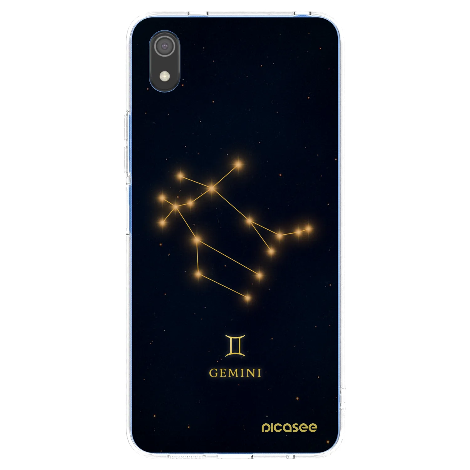 Picasee Xiaomi Redmi 7A Hülle - Transparentes Silikon - GEMINI