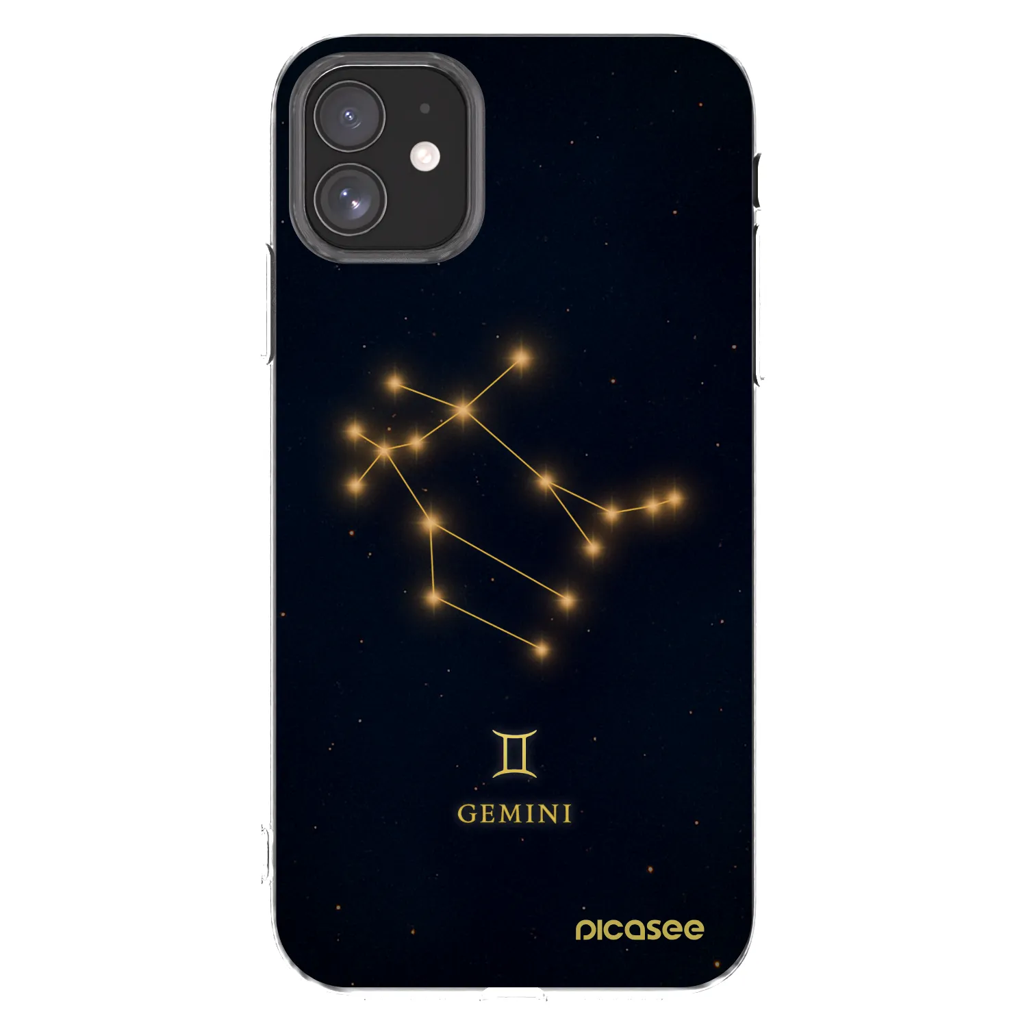 Picasee Apple iPhone 11 Hülle - Transparentes Silikon - GEMINI