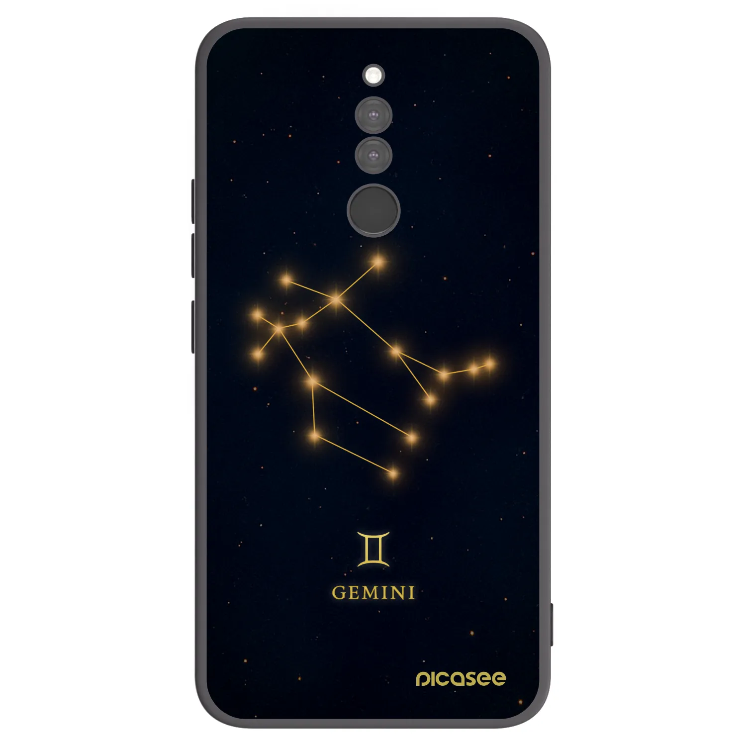 Picasee Xiaomi Redmi 8 Hülle - Schwarzes Silikon - GEMINI