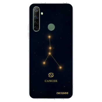 Picasee Realme 5 Hülle - Transparentes Silikon - CANCER