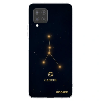 Picasee Samsung Galaxy A42 A426B Hülle - Transparentes Silikon - CANCER