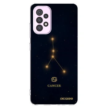 Picasee Samsung Galaxy A32 5G A326B Hülle - Transparentes Silikon - CANCER