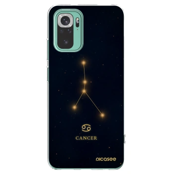 Picasee Xiaomi Redmi Note 10 Pro Hülle - Transparentes Silikon - CANCER
