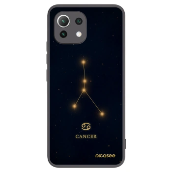 Picasee Xiaomi Mi 11 Lite Hülle - Schwarzes Silikon - CANCER
