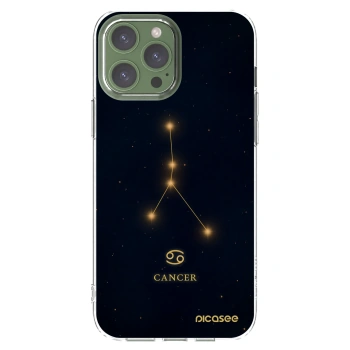 Picasee Apple iPhone 13 Pro Max Hülle - Transparentes Silikon - CANCER