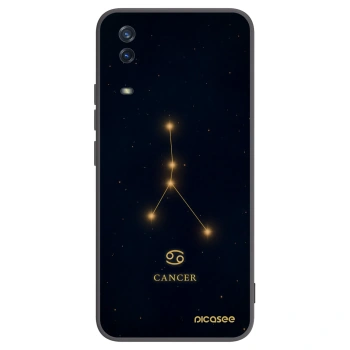 Picasee Vivo Y11s Hülle - Schwarzes Silikon - CANCER