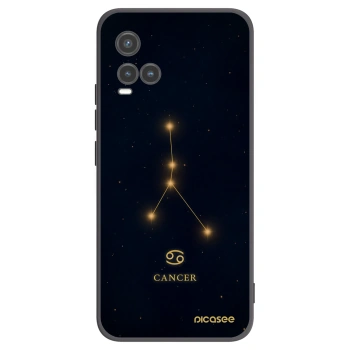 Picasee Vivo Y33s Hülle - Schwarzes Silikon - CANCER