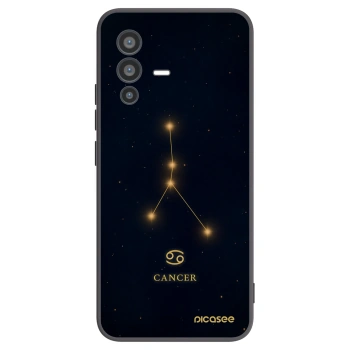 Picasee Vivo V23 5G Hülle - Schwarzes Silikon - CANCER