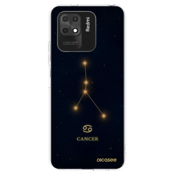 Picasee Xiaomi Redmi 10C Hülle - Transparentes Silikon - CANCER