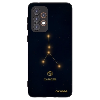 Picasee Samsung Galaxy A33 5G A336 Hülle - Schwarzes Silikon - CANCER