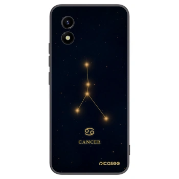Picasee Vivo Y01 Hülle - Schwarzes Silikon - CANCER
