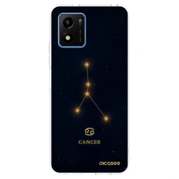 Picasee Vivo Y01 Hülle - Transparentes Silikon - CANCER