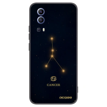 Picasee Vivo Y52 5G Hülle - Schwarzes Silikon - CANCER