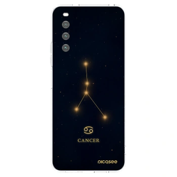 Picasee Sony Xperia 10 IV 5G Hülle - Transparentes Silikon - CANCER