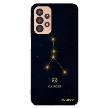 Picasee Samsung Galaxy A23 A236B 5G Hülle - Transparentes Silikon - CANCER