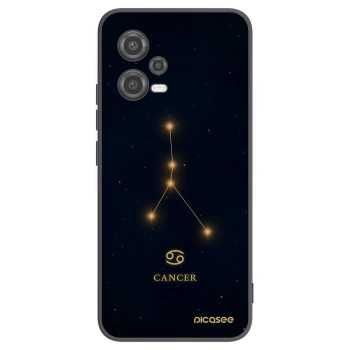 Picasee Xiaomi Poco X5 Hülle - Schwarzes Silikon - CANCER