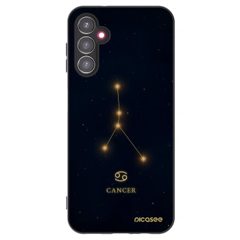 Picasee Samsung Galaxy A14 4G A145R Hülle - Schwarzes Silikon - CANCER