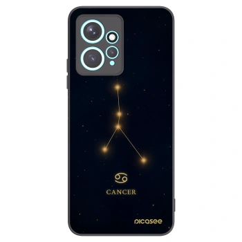 Picasee Xiaomi Redmi Note 12 4G Hülle - Schwarzes Silikon - CANCER