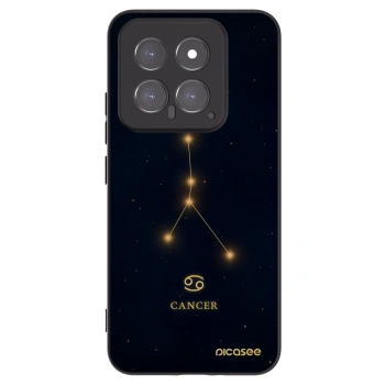 Picasee Xiaomi 14 Hülle - Schwarzes Silikon - CANCER