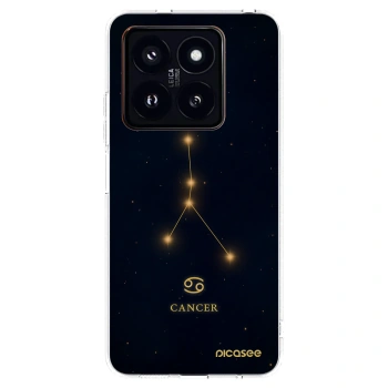 Picasee Xiaomi 14 Pro Hülle - Transparentes Silikon - CANCER
