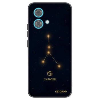 Picasee Motorola Edge 40 Neo Hülle - Schwarzes Silikon - CANCER