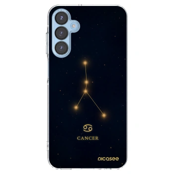 Picasee Samsung Galaxy A15 A156B 5G Hülle - Transparentes Silikon - CANCER